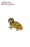 Wooden Figurine - Dachshund German wooden figurine, hand carved wooden figurine, wooden decoration, cuckoo clock figurine Dachshund