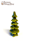 Wooden Figurine - Green 3D Christmas Tree German wooden figurine, hand carved wooden figurine, wooden decoration, cuckoo clock figurine green christmas tree
