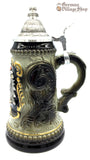 Beer Stein Traditional - 1/4 L Black with pewter lid Beer Stein Traditional - 1/4 L Black with pewter lid
