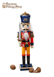 Nutcracker - 30cm Sword gold detail German Nutcrackers Christmas Decoration