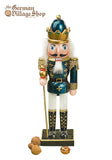 Nutcracker - 36cm King Metalic Blue Nutcracker - 36cm King Metalic Blue