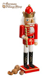 Nutcracker - 30cm Red/White King Nutcracker - 30cm Red/White King