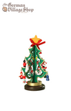 Christmas Tree - Small Green 17.5cm German wooden Christmas tree, Christmas decorations, Christmas trees with ornaments