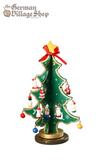 Christmas Tree - Green 21cm German wooden Christmas tree, Christmas decorations, Christmas trees with ornaments