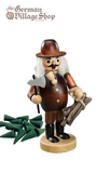 Smoker Figure - 15cm Brown Axeman German smokers, Christmas smoker decorations, incense christmas decorations, Rauchermann