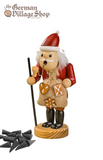 Smoker Figure - 20cm Santa with Sack Smoker Figure - 20cm Santa with Sack