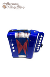 Accordion - Blue Colour German blue toy accordion, music playing childrens toy