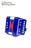 Accordion - Blue Colour German blue toy accordion, music playing childrens toy