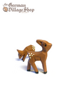 Wooden Figurine - Baby Deer Upright German wooden figurine, hand carved wooden figurine, wooden decoration, cuckoo clock figurine, baby deer