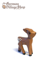 Wooden Figurine - Baby Deer Upright German wooden figurine, hand carved wooden figurine, wooden decoration, cuckoo clock figurine baby deer