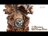 Cuckoo Clock Mechanical 1 Day - Traditional with Cuckoo Birds Video of 1 day mechanical traditional cuckoo clock with Coo Coo call