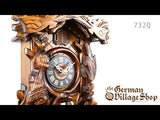 Cuckoo Clock Quartz - Traditional After the Hunt Scene 2 Video of battery operated cuckoo clock with Coo Coo call