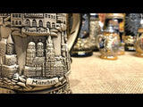 Beer Stein - Rustic Panaroma of Germany 1/4L This video features a Traditional German beer stein with rustic finish and Deutschland cities. featured in The German Village Shop Hahndorf South Australia