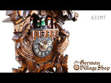 Cuckoo Clock Mechanical 1 Day - Musical & Cuckoo Birds Video of 1 day mechanical traditional cuckoo clock with Coo Coo call with music