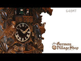 Cuckoo Clock Mechanical 1 Day - Musical with Cuckoo Birds Video of CUCKOO CLOCK MECHANICAL 1 day musical traditional cuckoo birds & maple leaves