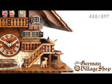 Cuckoo Clock Mechanical 8 Day - Hones Sawmill Machine Video of 488/8MT 8 day mechanical cuckoo clock with Coo Coo call with music