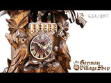 Cuckoo Clock Mechanical 8 Day - Musical with Cuckoo Birds Video of 8 day mechanical cuckoo clock with Coo Coo call  and music