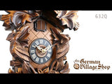 Cuckoo Clock Quartz - Traditional with Cuckoo Birds 2 Video of battery operated cuckoo clock traditional cuckoo birdswith Coo Coo call