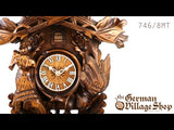 Cuckoo Clock Mechanical 8 Day - After the Hunt Scene Video of 8 day mechanical 476/8MT cuckoo clock with Coo Coo call