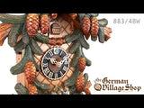 Cuckoo Clock Mechanical 8 Day - Hones Musical Owl Video of 883/4BU Hones 8 day mechanical cuckoo clock with Coo Coo call