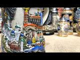 Beer Stein - Rustic German Cities with State Crests 1L This video features a Traditional German beer stein featuring state crests, eagle and pewter lid. featured in The German Village Shop Hahndorf South Australia