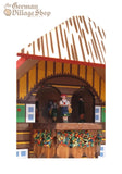 Kuckoolino - Hand Painted Chalet with Brass Pendulum and Rotating Dancers Kuckoolino - Hand Painted Chalet with Brass Pendulum and Rotating Dancers