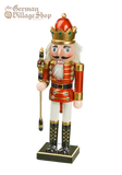 Nutcracker - 36cm King Metallic Red Nutcracker - 36cm King Metallic Red