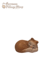 Wooden Figurine - Orange Cat Sleeping Wooden Figurine - Orange Cat Sleeping