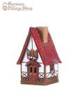 European Clay Smoker - Haus White/Red (9cm) European Clay Smoker - Haus White/Red (9cm)