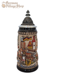 Beer Stein - Rustic coloured panorama of Germany 1/4 L