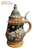 Beer Stein - Coloured Christmas Barrel 1/2L