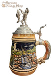 Beer Stein - Coloured Fish Barrel 1/2L
