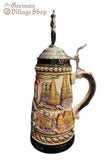 Beer Stein - Rustic Germany with Pewer Knight 1/2L