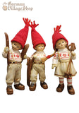 Christmas Decoration - Skier Doll Boy/Girl (15cm)