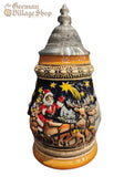 Beer Stein - Coloured Christmas Barrel 1/2L
