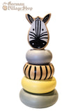 Wooden Stacking Rings - Zebra