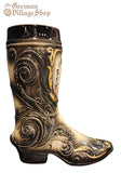 Beer Stein - German Boot Stein with Map and Crests 0.4L