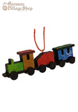 Hanging Decoration - Train Green and Red (10cm)