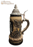 Beer Stein - Black with Pewter Eagle 1/2L