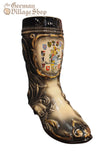 Beer Stein - German Boot Stein with Map and Crests 0.4L