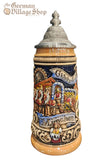 Beer Stein - Coloured Oktoberfest Panorama 1/4L