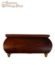 Wooden Music Box - Large vine motif, jewellery compartment