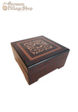 Wooden Music Box - Square Filagree