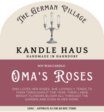 Kandle Haus Candle - Oma's Roses (small)