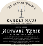 Kandle Haus Candle - Schwarz Kerze (Large)
