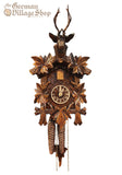 Cuckoo Clock Mechanical 1 Day - Deer head and maple leaves