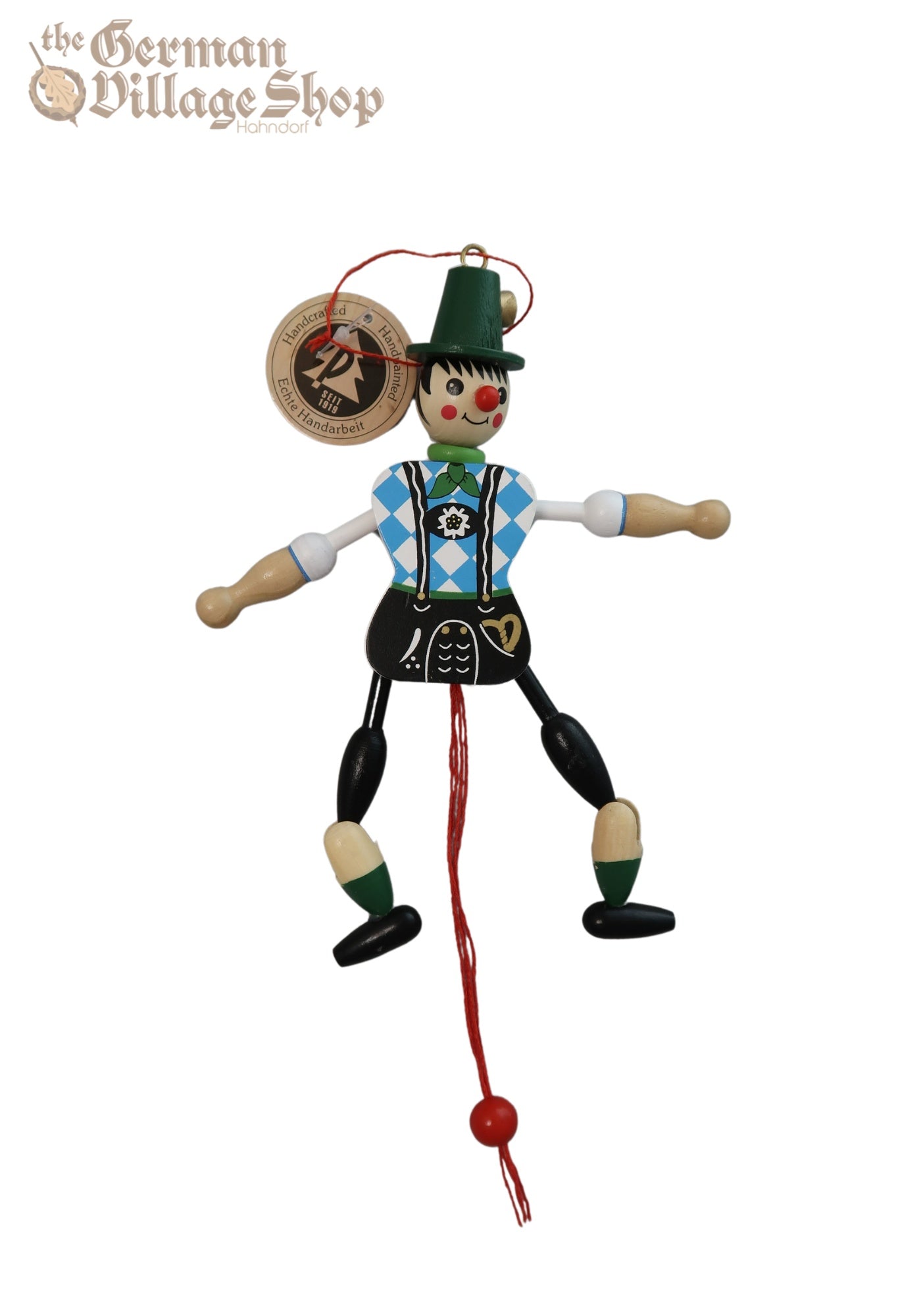 Jumping Jack - Blue Check – The German Village Shop Hahndorf