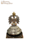 Beer Stein - Rustic German City with Eagle Lid 1L