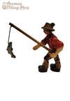 Wooden Figurine - Fisherman