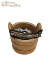 Wooden Figurine - Fish Bucket